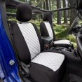 thumbnail image 4 of For Jeep Wrangler JK 4DR 2018-2023 FH Group Neoprene Custom Fit Car Seat Covers Full Set - Gray, 4 of 9