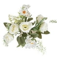 thumbnail image 1 of LCXmlly Simulation Flower Simulation Flower Bunch Multiple Layers Petals Faux Silk Design Artificial MultiColor Mixed Rose (1 Bunch), 1 of 6