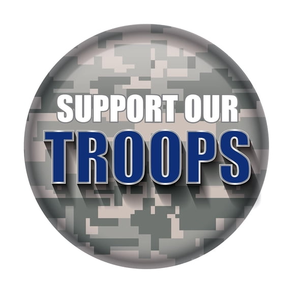 Support Our Troops Button