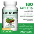 thumbnail image 3 of Maxi Health Vitamin & Supplement – Vitamin D3 2000 IU Tablets – Bone & Immune Support – 180 Count – Kosher, 3 of 7