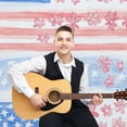 thumbnail image 4 of 4th of July Spring Wall Backdrop Background Floral Backdrops 5x7FT, 4 of 5