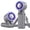Purple, variant on Lolsea Portable Handheld Cool Fan, 1-199 Speed Adjustable Turbo Mini Fans with LED Display, High-Power Motor, Rechargeable Battery
