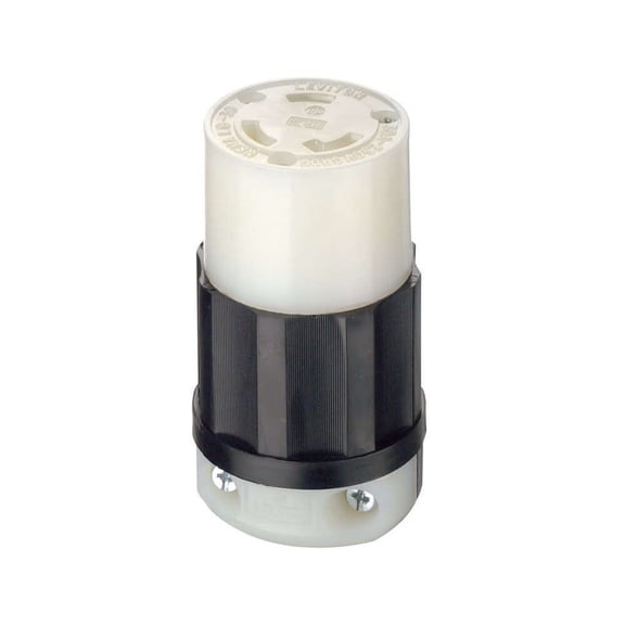 Leviton Industrial Grade Locking Cord Connector - 30A 250V 3-Wire - 1 Piece