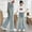 Light Blue, variant on Kids Baggy Jeans Straight Leg Regular Wide Leg Denim Pants Casual Washed Denim Pants for kids Girls Boys Jogger Pants 5-6 Years