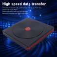 thumbnail image 3 of External CD DVD Drive, CD DVD Writer Versatile Black USB3.0 USB C Low Noise  For Laptop, 3 of 8