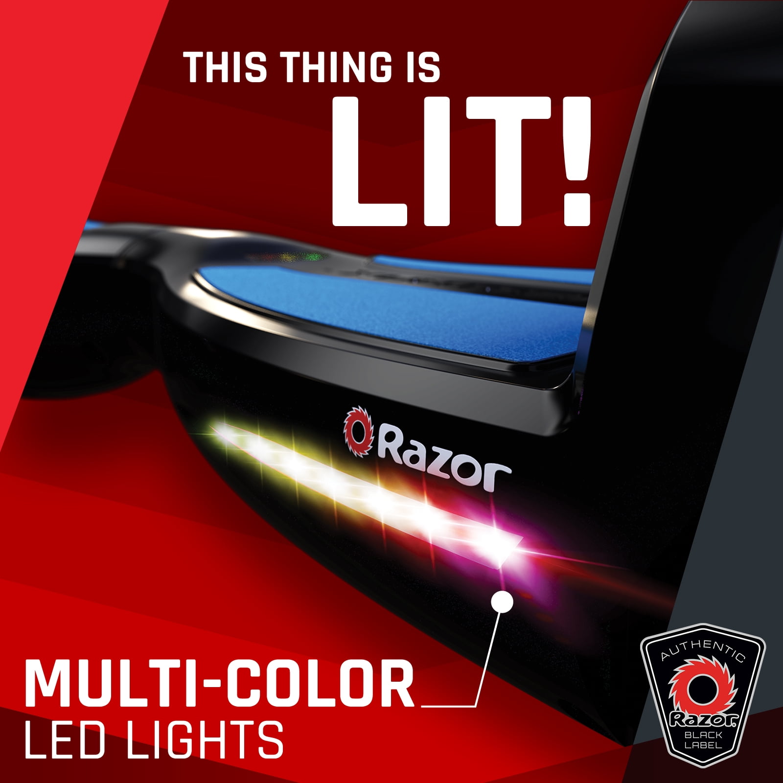 Razor black label hovertrax hoverboard speeds up to 9 mph hotsell