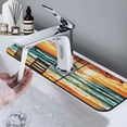 thumbnail image 7 of Sikiie Beach Umbrella Sunset Splash Guard for Sink Faucet-1 PC Super Absorbent Fast Drying Mat Sink Gadgets-Splash Guard for Kitchen, Sink Mat, 7 of 7