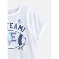 thumbnail image 3 of Winnie the Pooh Eeyore Girls Graphic Game Day Tee with Short Sleeves, Sizes 4-16, 3 of 3