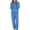 A02-Blue, variant on Towmus Women's Sweatsuits 2 Piece Outfits Long Sleeve Half Zip Pullover and Baggy Sweatpants with Pockets, Blue, XL