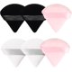thumbnail image 1 of 6 almohadillas para polvo, (negro, rosa, blanco) de algodón respetuoso con la piel, almohadillas para maquillaje triangulares, uso seco y húmedo, almohadillas para polvo cosméticas con correa para niñas y mujeres JM MX-0135932FYD, 1 of 5