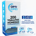 thumbnail image 1 of Toallitas Húmedas Limpiadoras Optiwipes Lentes Pantallas 200 Pzs, 1 of 5