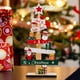 thumbnail image 3 of Adorno de mesa de Navidad, alfabeto, placa de signos de Navidad de madera, regalos de fiesta de Año Nuevo, 3 of 9