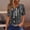 Black-A, variant on Alllist Womens Tops Under $10 White Notch Neck Elbow-Length Button Graphic T-Shirts Womens T Shirts