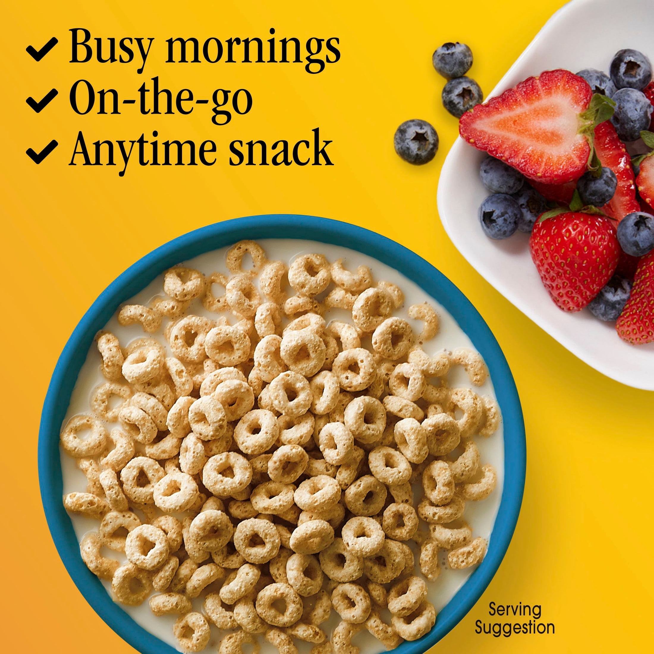 (7 pack) Frosted Cheerios, Heart Healthy Cereal, Family Size, 18.4 oz