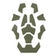 thumbnail image 2 of de casco alto DIY 11 unids/set accesorios de casco Verde shamjiam Pegatinas Cascos, 2 of 8