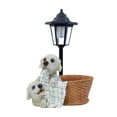thumbnail image 3 of Lámpara solar para exteriores, diseño de perro de granja, farol, estatua decorativa de resina, decoración de jardín para regalo, patio, césped, porche, 3 of 8