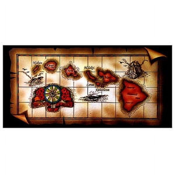 Map Design Souvenir Beach Towel