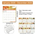 thumbnail image 4 of PLPPYFS 2026 Calendar, Spiral Wall Calendars 2026, 14.6" x 11.6" 12 Monthly Calendar from Jan. 2026 to Dec. 2026, Hanging Calendars for Home, Office, Classroom, Typography Monthly Planner, 4 of 10