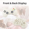 thumbnail image 4 of Baby Teething Toys Set, 2 Pcs Silicone Game Controller Teething Toys for 3-6 month 6-12 Months - Sensory Toy Chew Toys Educational Toys for Toddler - White, 4 of 8
