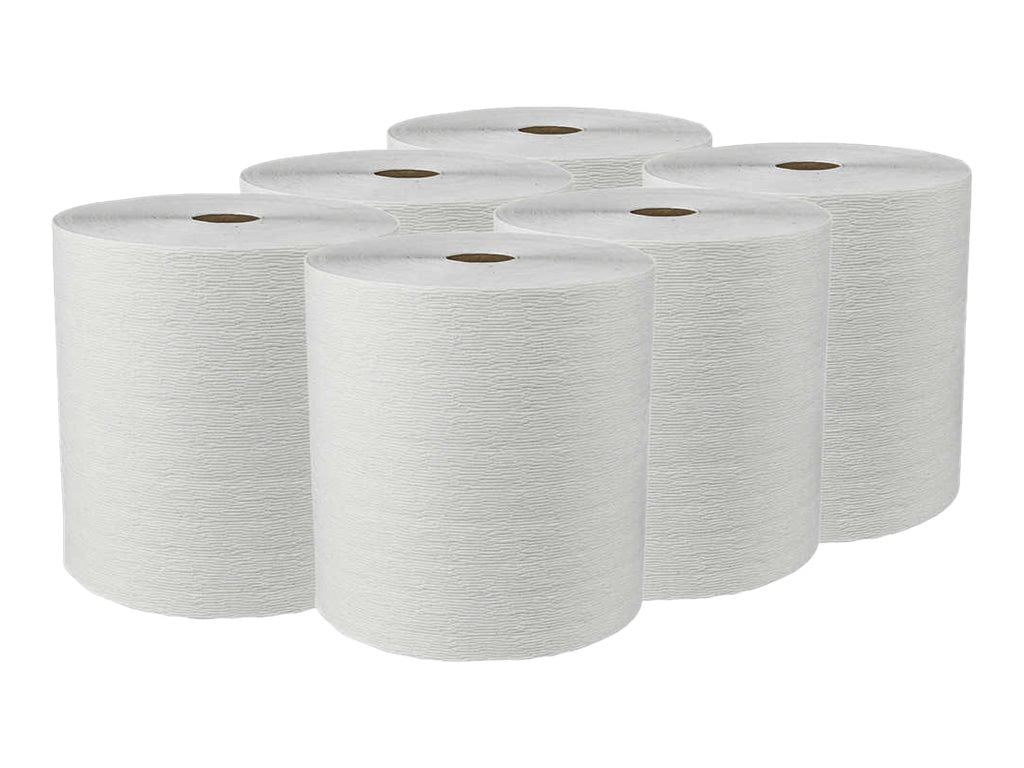 Kleenex 50606 Hard Roll White Towel 8 in. x 600 ft. - 1