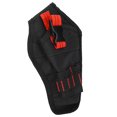 thumbnail image 2 of Mini riñonera portátil de tela Oxford, bolsa de almacenamiento con soporte para taladros para herramientas de taladro eléctrico (negro y rojo) YUNYI BRAND  Deportes, 2 of 8