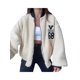 thumbnail image 1 of Txlixc Chaqueta de cordero de invierno para mujer Txlixc  moda, 1 of 8