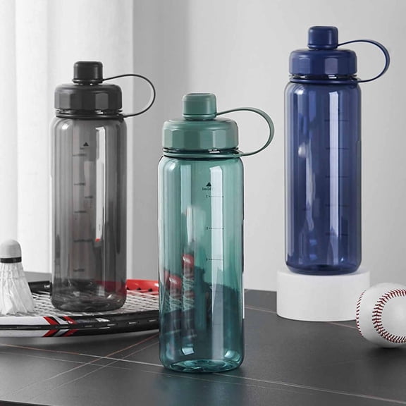 45oz/67oz Reusable Plastic Sports Water Bottles with Leak-Proof Lids & Carry Loops, Durable BPA-Free Portable Bottles for Gym, Hiking, Camping, Outdoor Activities & Daily Hydration for Adults, Family