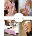 thumbnail image 6 of iPhone 11 Case, iPhone 11 Phone Case Electroplated iPhone 11 Case with 360° Ring Holder Kickstand Soft TPU Car Mount Supported Shockproof Protective Plating iPhone 11 Case Cover, Purple, 6 of 16
