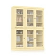 thumbnail image 4 of 100% Solid Wood 48.5" Pantry China Cabinet with Frosted Glass Doors and Adjustable Shelves, 4 of 6