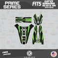thumbnail image 2 of Kalair GFX Graphics Kit for Kawasaki KX100 UFO RESTYLE (2001-2013) Prime Series, 2 of 5