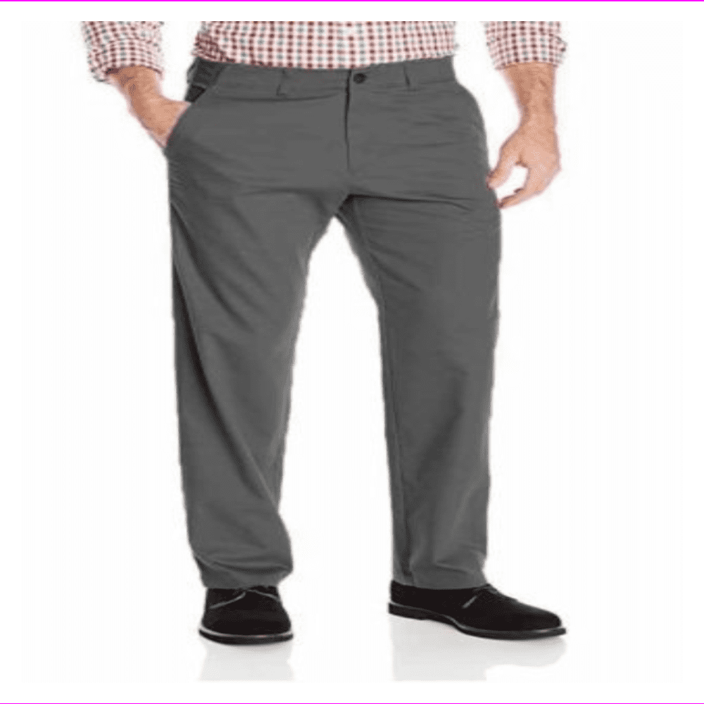 Haggar - Haggar Men's In Motion Performance Straight Fit Stretch Pants ...