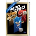 thumbnail image 3 of Sonic The Hedgehog 3 - Hero Trio Wall Poster, 14.725" x 22.375" Framed, 3 of 5