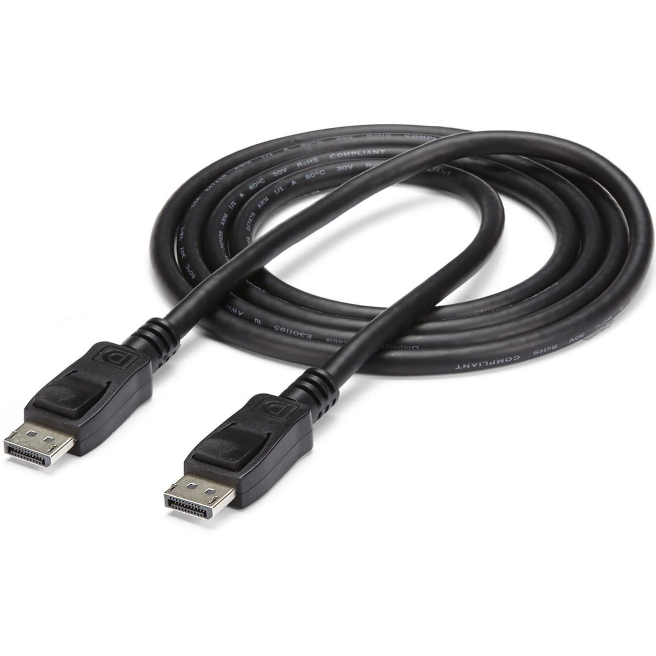 StarTech.com 20ft (6m) DisplayPort Cable - 2560 x 1440p - DisplayPort to DisplayPort Cable - DP to DP Cable for Monitor - DP Video/Display Cord - Latching DP Connectors - HDCP & DPCP