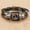 Capricorn, variant on Adjustable Multilayer Leather Bracelet, Black (12 Pack)