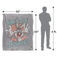thumbnail image 5 of Looney Tunes Blanket, 50'x60', Aint I A Stinker Silky Touch Super Soft Throw, 5 of 6