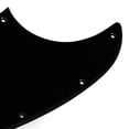 thumbnail image 4 of licencia de Rasguño Pickguard shamjiam 1 Capa Orificios Accesorio de Repuesto Bajo Golpeador 1 capa 10 orificios para bajo Jazz J negro, 4 of 6