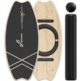 thumbnail image 1 of 7 Modes Wobble Board with Adjustable Stoppers, Roller and Balance Ball - Exercise Balancing Stability Trainer for Workout Core Trainer Physical Therapy, Non Slip, 1 of 8