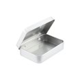 thumbnail image 2 of Craft Organizer Boxes, Rectangular Clear Window Lid Metal Storage Tin, Portable Small Jewelry Container, Multi Purpose Mini Metal Case for Press On Nails, Bead Crafts, Personal Daily Sundry Storage, 2 of 6