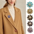thumbnail image 2 of Button Covers Colorful Rhinestone Cufflinks Detachable Shirt Button Clips Jewelry Pliers Press Snap Suit Tux Accessories, 2 of 8