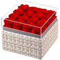 thumbnail image 1 of Caja de rosas preservadas Eterfield, 17 x 17 x 14 cm, 16 rosas rojas, 1 of 6