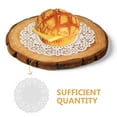 thumbnail image 3 of MERRYHAPY Versatile White Lace Paper Doilies for Baking and Fried Foods, 3 of 8