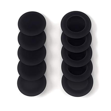 Ear Cushions Foam Replacement 60mm/2.4" Disposable Headphone Headset Earphones Sponge Covers, 5-Pairs