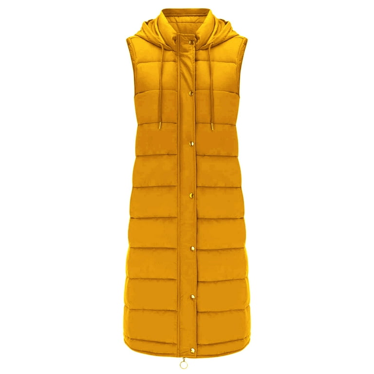 ジャケット・アウター COLDBLEAKER/Long Vest BLVB Women's Winter Hooded Long Down Vest Full-Zip