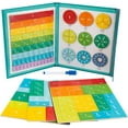 thumbnail image 3 of Magnetic Fraction Educational Puzzle, Magnetic Fraction Tiles & Fraction Circles Set, Math Manipulatives for Elementary School, Montessori Fraction Manipulatives Learning Toys for Kids, 3 of 6