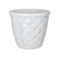 thumbnail image 2 of Suncast 16 Inch Pinehurst Decorative Modern Garden Planter, Light Gray (2 PK), 2 of 4