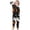 Black_007, variant on HNMKIU Halloween Family Matching Skeleton Print Hooded Zip Up for Mom and Kid Cozy Cartoon Animal Pajama Jumpsuit