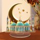 thumbnail image 5 of CaiYueKe Acrylic Castle Ornament 2D Desktop Decor, Miniature Fairy Tale Figurine, Home Office Shelf Decoration, Unique Gift Idea for Collectors, 5 of 6