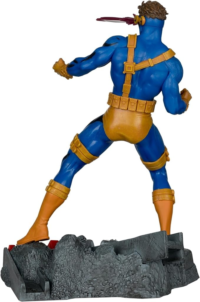 McFarlane Toys - Marvel Cyclops 1:10th Scale Collectible with Scene (X-Men #1)