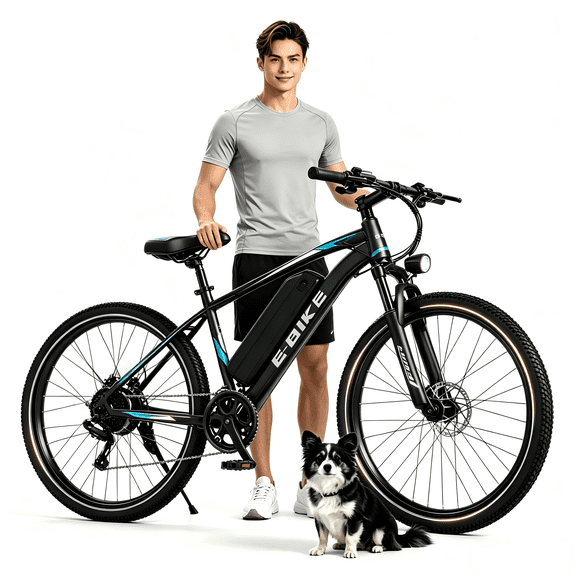 749W Electric Bike, 26IN 20MPH 45Miles 7-Speed ebike with 36V 12ah 432Wh Battery ,High level of appearance and high performance e bicycle with UL 2849