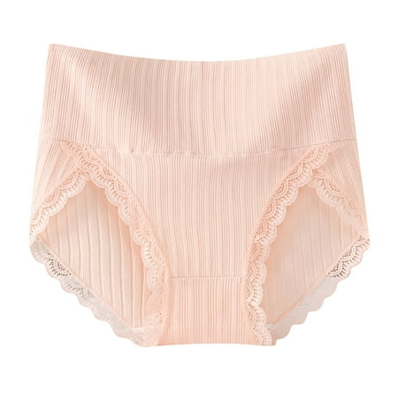 

Zuwimk Womens Panties Seamless Women s Beyond Comfort Hi Cut Panties Beige L